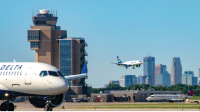 MSP plane and FAA tower