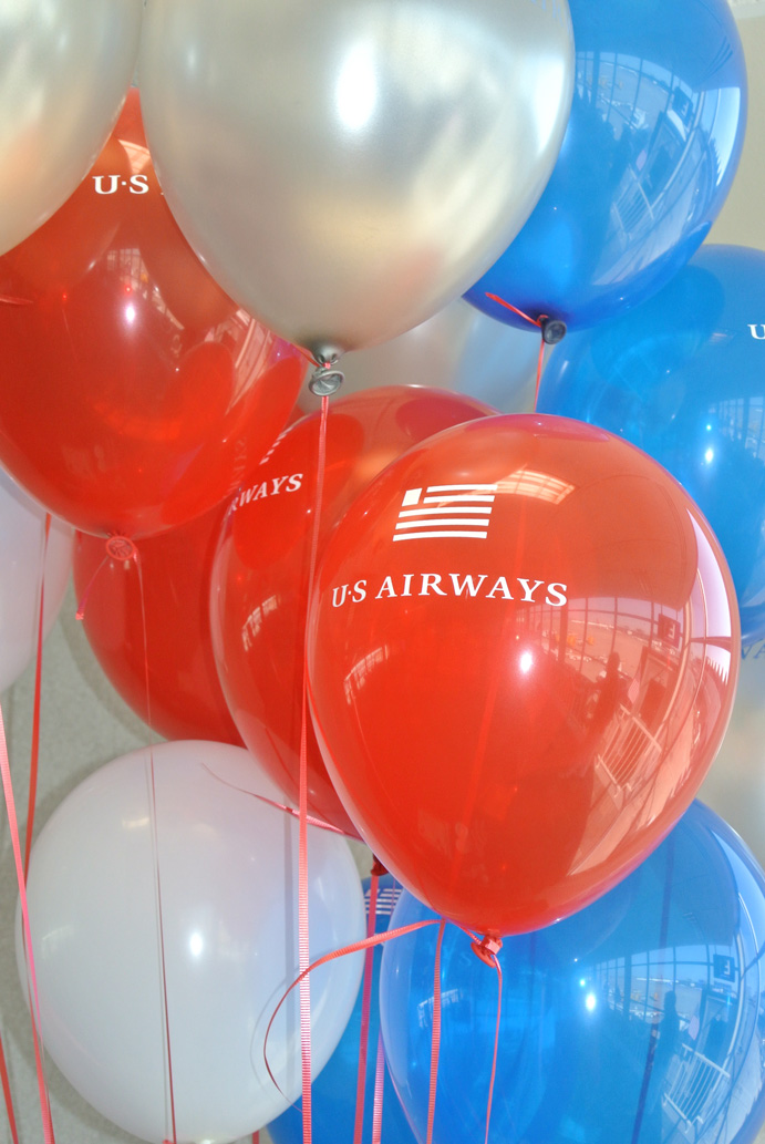 US Airways balloons 